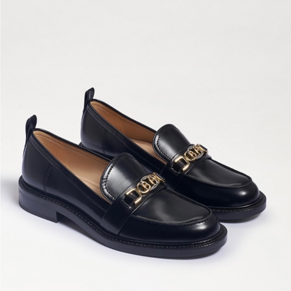 Sam Edelman Christy Black Box Leather Loafer